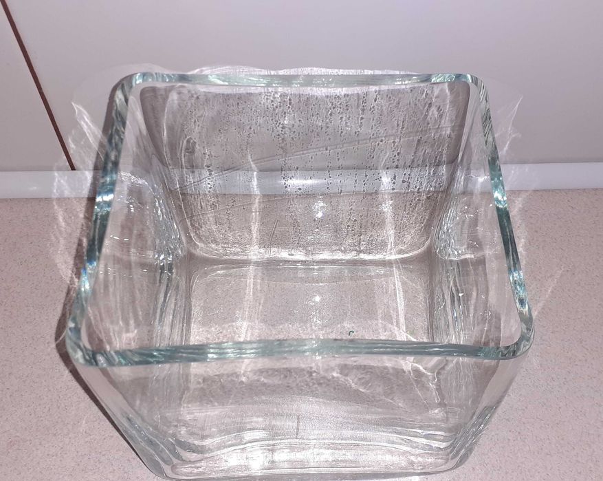 Akwarium małe, grube szkło