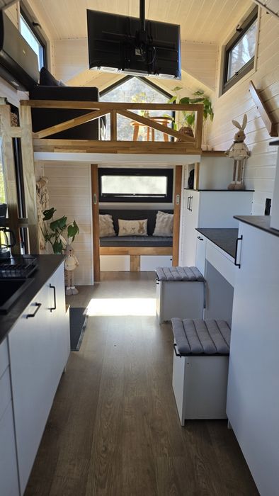 Tiny silent house wynajme domek las natura jacuzzi bania wynajem