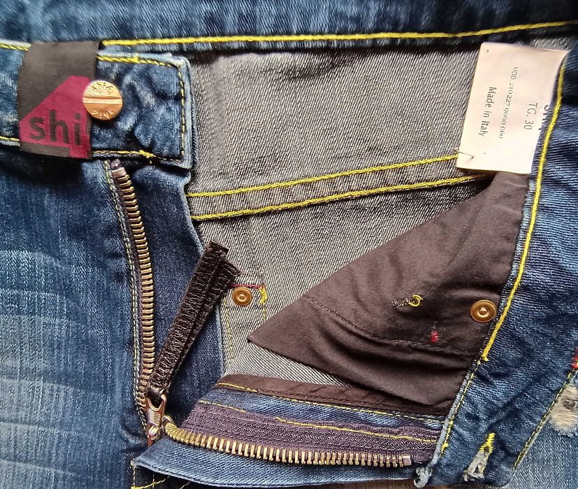 Дизайнерські брендові італійські жіночі джинси SHI4.
