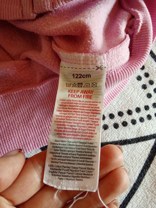 Bluza zapinana z kapturem z kotem 122 Disney
