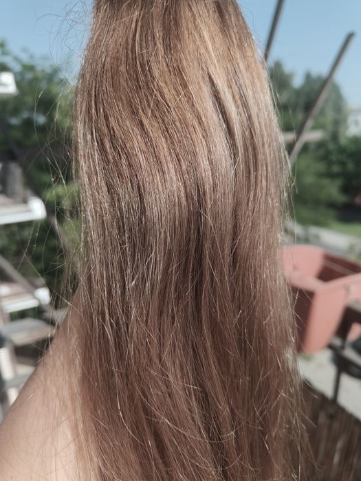 Włosy dziewicze ciemny blond 45 cm