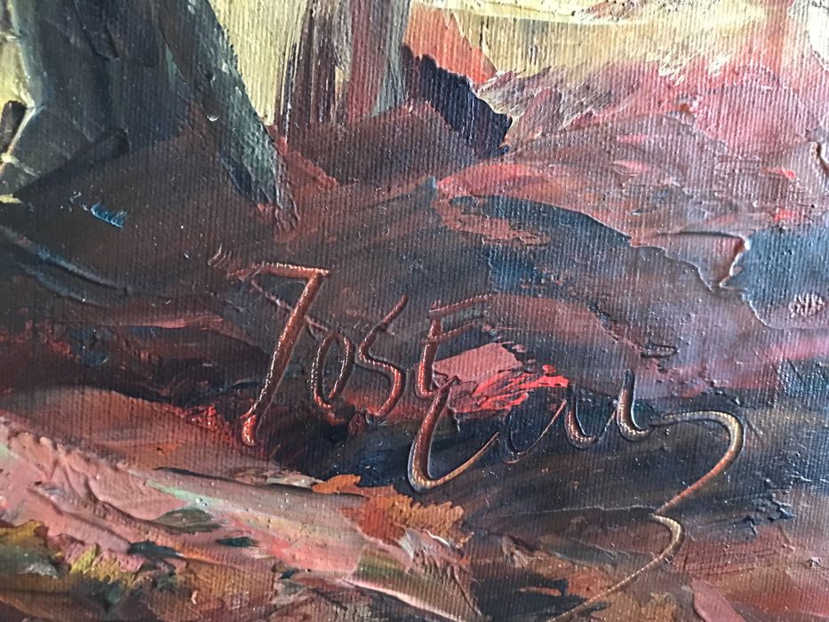 Óleo sobre tela 57 x 59 cm