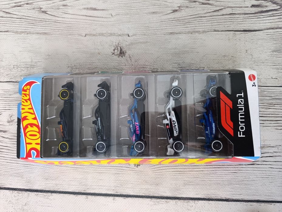 5pak hot wheels Formuła 1