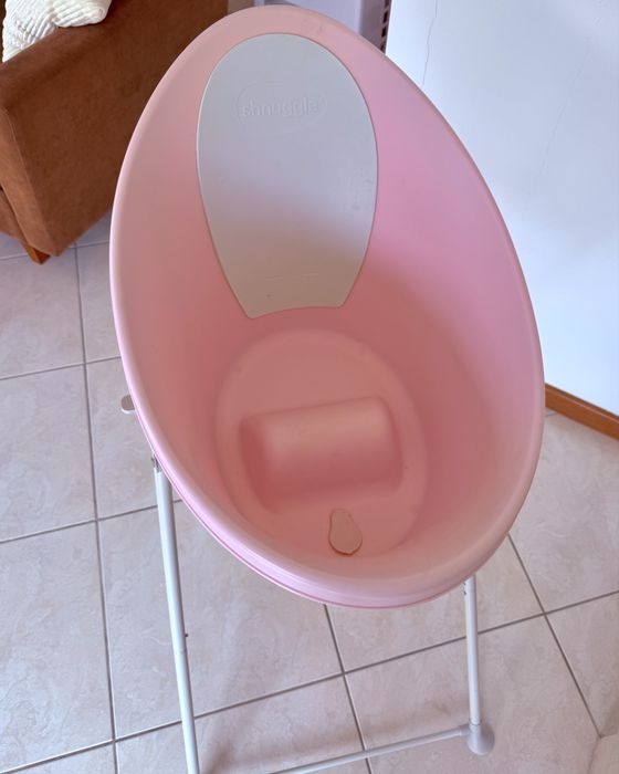 Banheira com suporte ergonómica de bebé SHNUGGLE