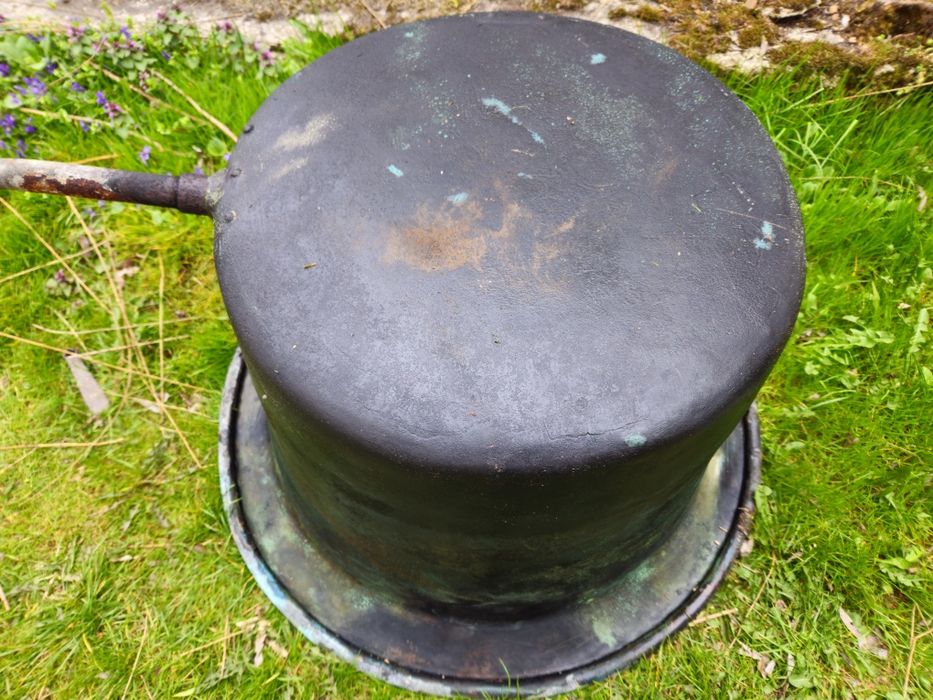 Kocioł miedziany duży