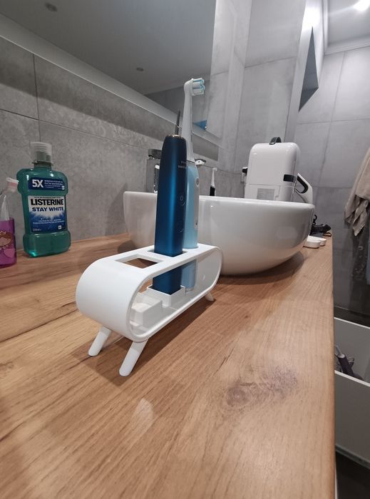 Stojak na 3 szczoteczki 2x Philips Sonicare i Oral-B io