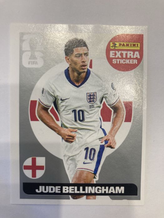 Extra sticker prateado Jude Bellingham