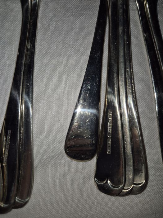 6  Colheres Sobremesa Artel Silver