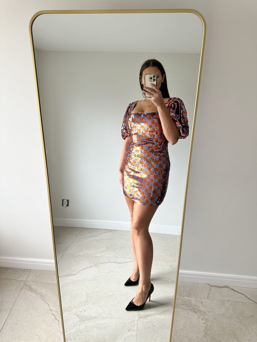 Nowa cekinowa sukienka warehouse rozmiar 40 wesele impreza