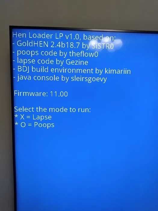 Płyta Blu Ray PS4 HenLoader 2.4b.18.9 9.00-13.00 Jailbreak Playstati