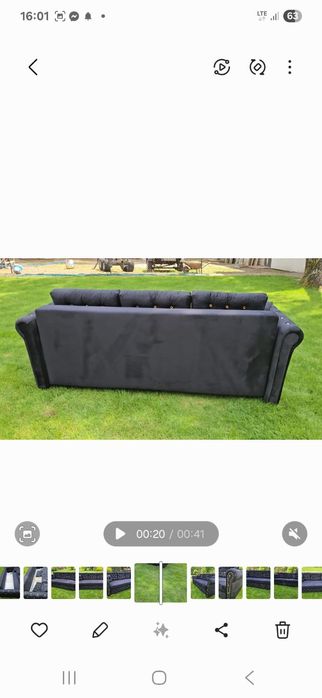 Kanapa Milton  z funkcją spania