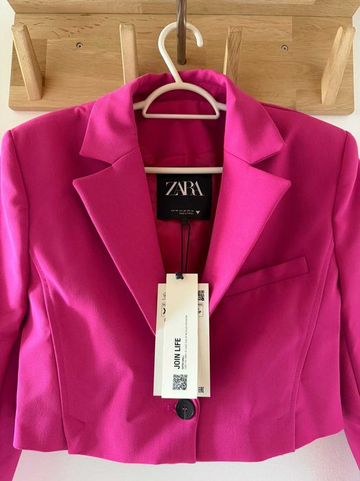 Blazer Zara Rosa - NOVO