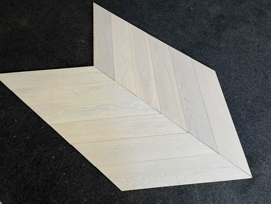 Jodełka francuska 14x120x600 Lakier White