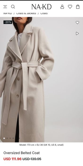 Дуже гарне та якісне пальто від Na-kd