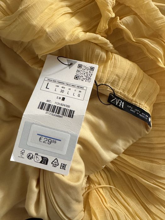 Жовта сукня Zara нова з біркою в стилі Бохо