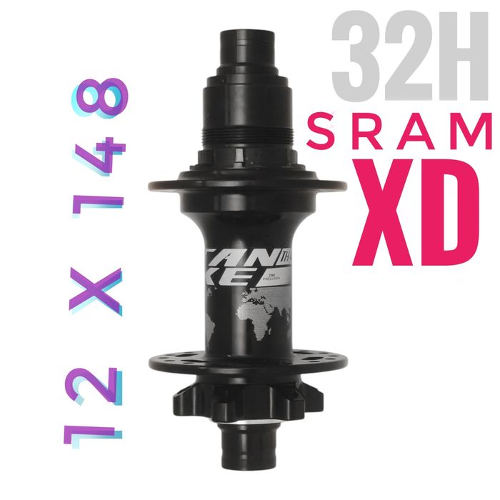 Głośna! TANKE 12x148 SRAM XD piasta tylna ratchet tył Shimano hg