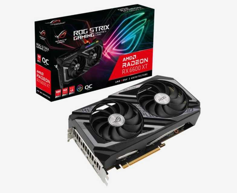 ASUS Radeon RX 6600 XT ROG Strix OC 8GB GDDR6 RGB