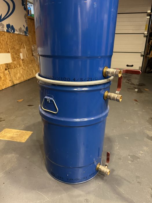 Beczka Beczki 60L stalowe Wodę do Kampera działkę Szczelne z Zaworami