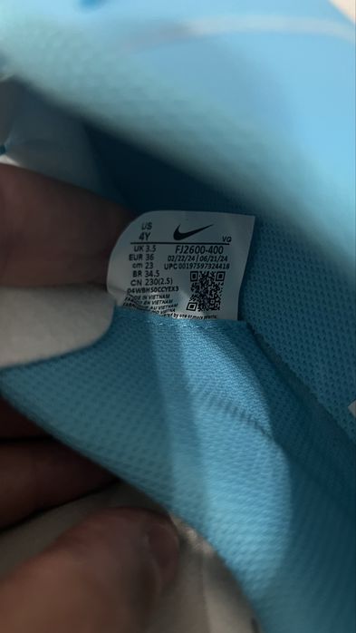 chuteira Nike Phantom GX II Futebol na cor azul