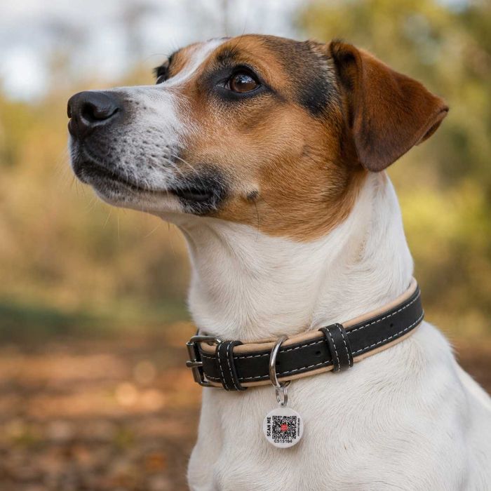 Coleiras Soft Leather WAUDOG - Simples, Picos e Bolas