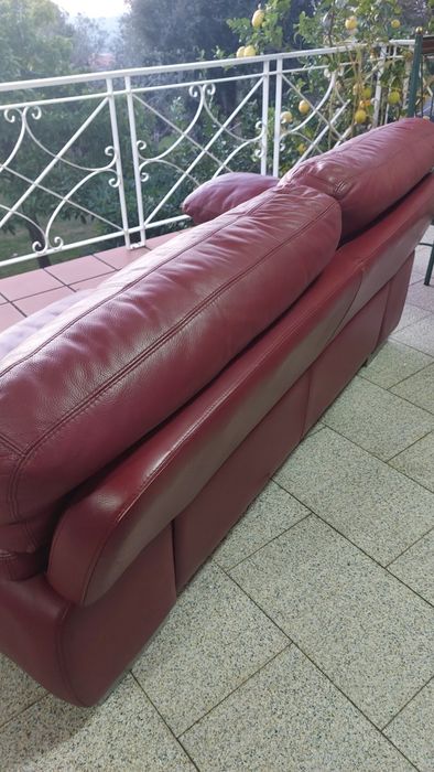Sofás em pele genuina como novo