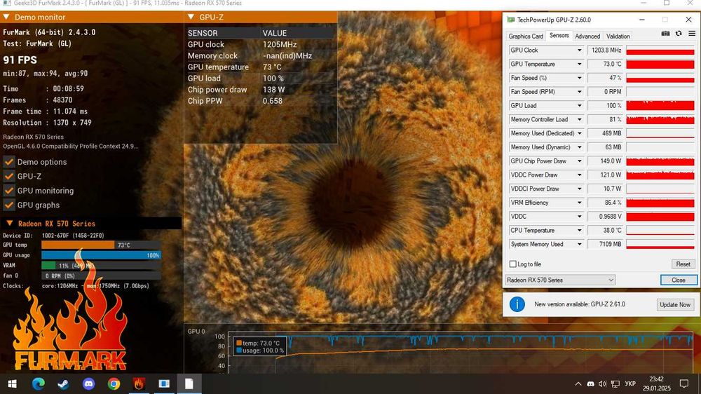 Відеокарта RX 570 4GB AORUS (ЛЮБІ ТЕСТИ)
