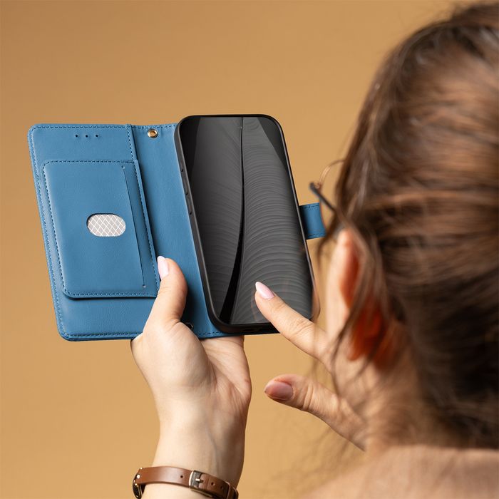 Etui Smart Triangle do Oppo A5 5G niebieskie