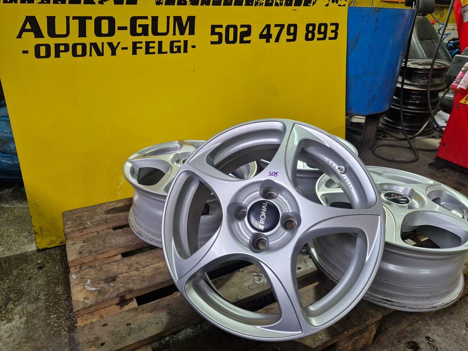 Alufelgi 4x100 16 Abarth Dacia Kia Toyota Suzuki VW Opel Renault Fiat