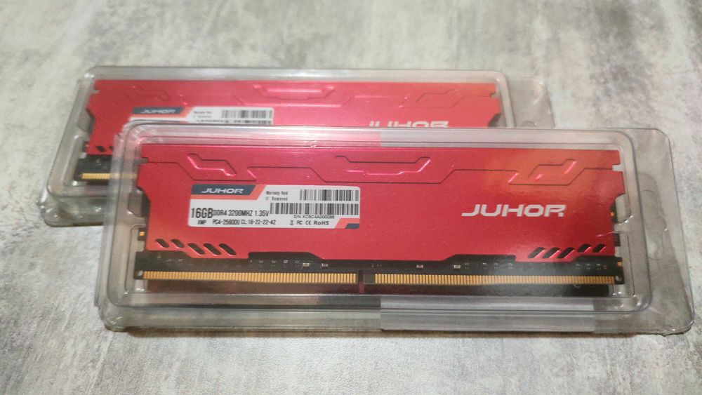 Оперативна пам’ять JUHOR DDR4 32GB Kit (2x16) 3200MHz НОВА!