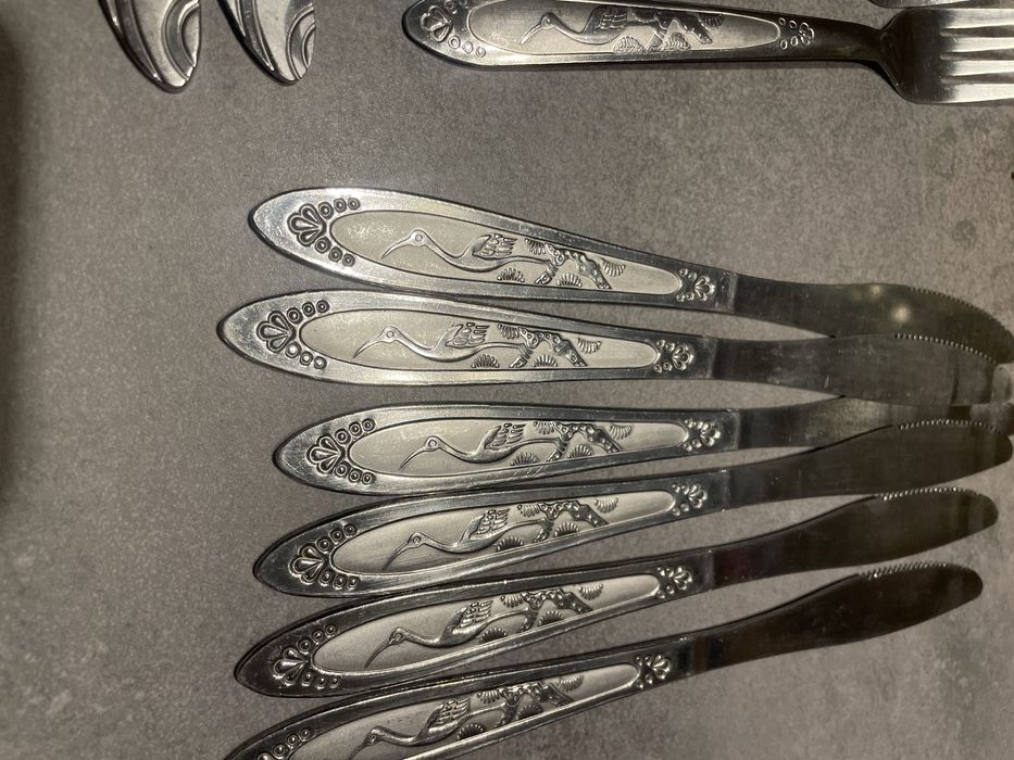 Zestaw sztućców turystycznych Stal nierdzewna