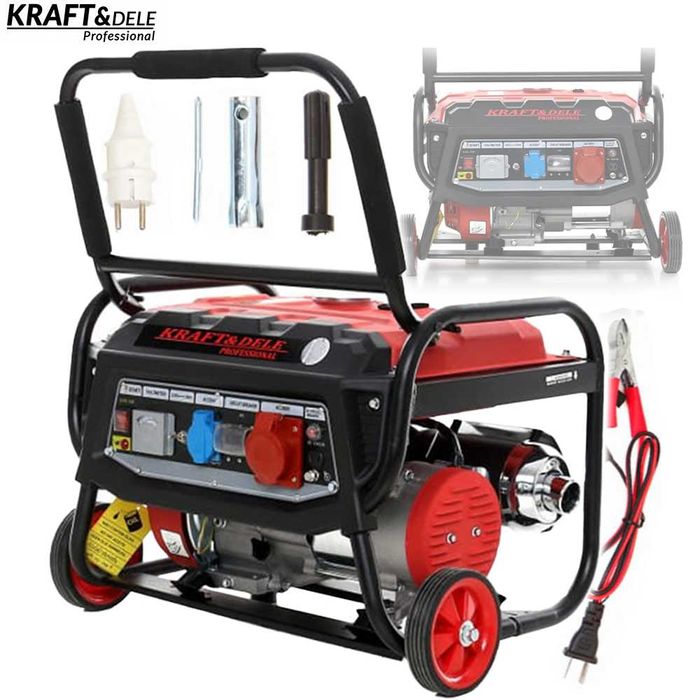 KRAFT&DELE Agregat Prądotwórczy Generator Prądu 3kw 7km 400v KD139