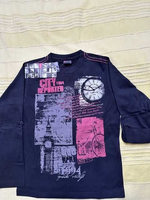 Nowy oryginalny t-shirt chłopięcy Reporter roz. 134 cm