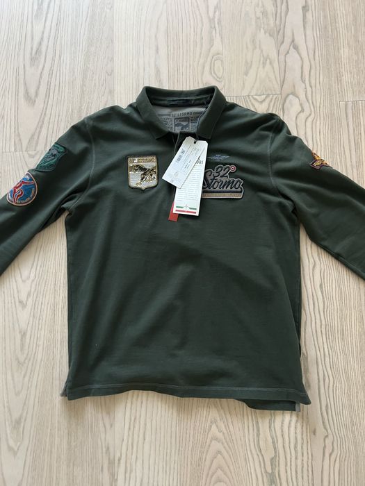 Поло лонгслів Aeronautica Militare