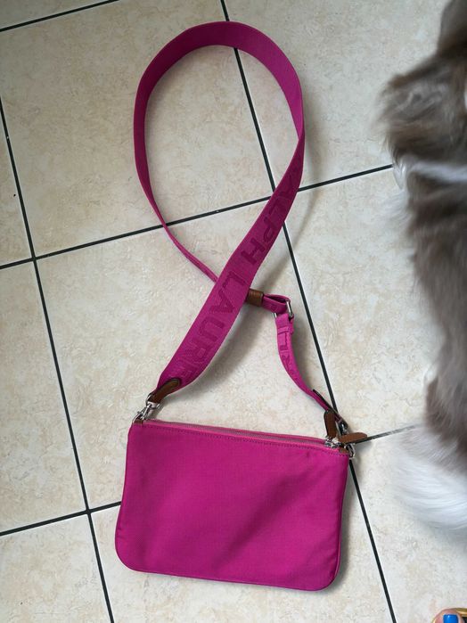 Lauren Ralph Lauren LANDYN - torba na ramię fuksja