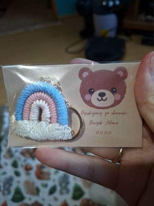 Podziękowania dla gości na roczek/chrzest/urodziny