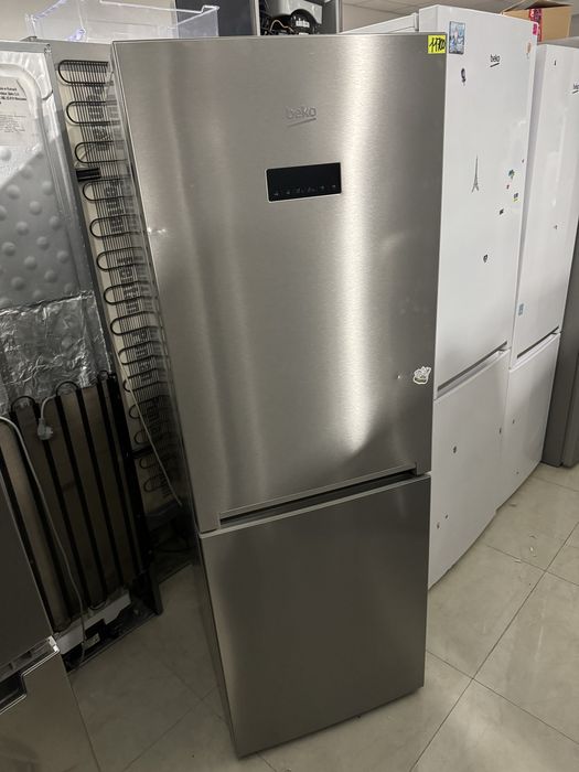 Холодильник 175 см Нержавійка No Frost Beko ga2931