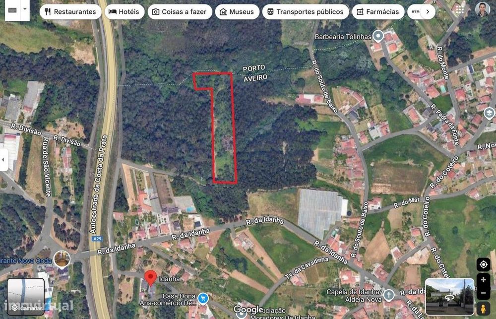Terreno com mais de 12.000 m2 em Idanha, Espinho