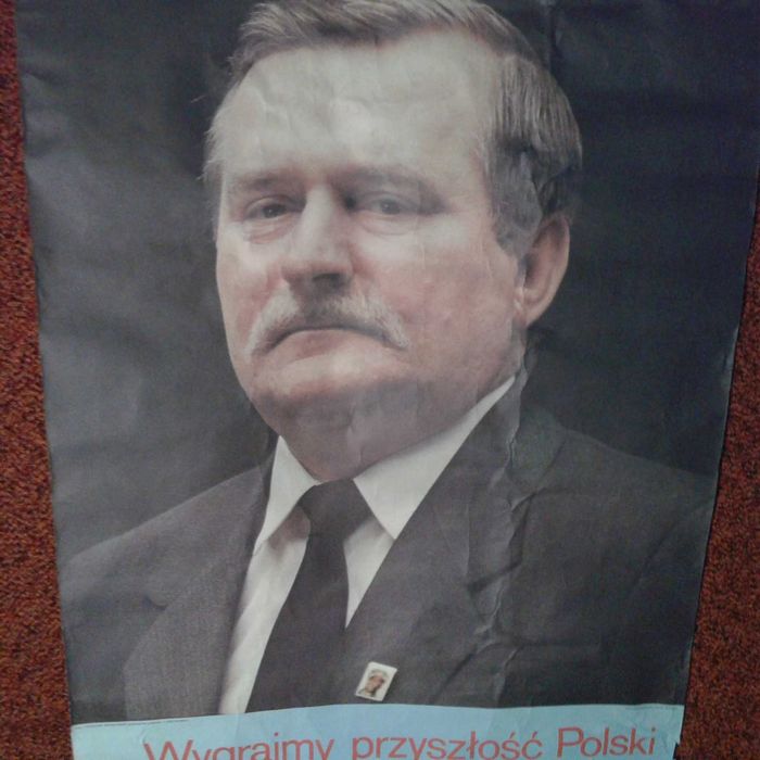 Plakat wyborczy Wałęsa
