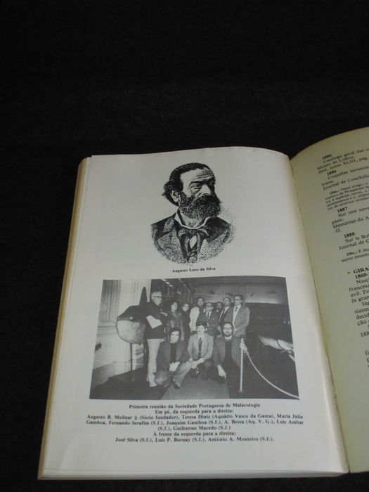 Livro História da Malacologia em Portugal Burnay Monteiro