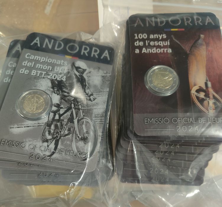 Moedas Andorra 2024