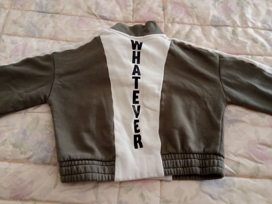Camisola cardadas estilo desportivo