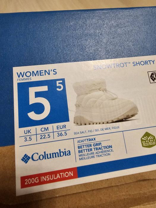 Нові дутики сапожки Columbia 36 розмір