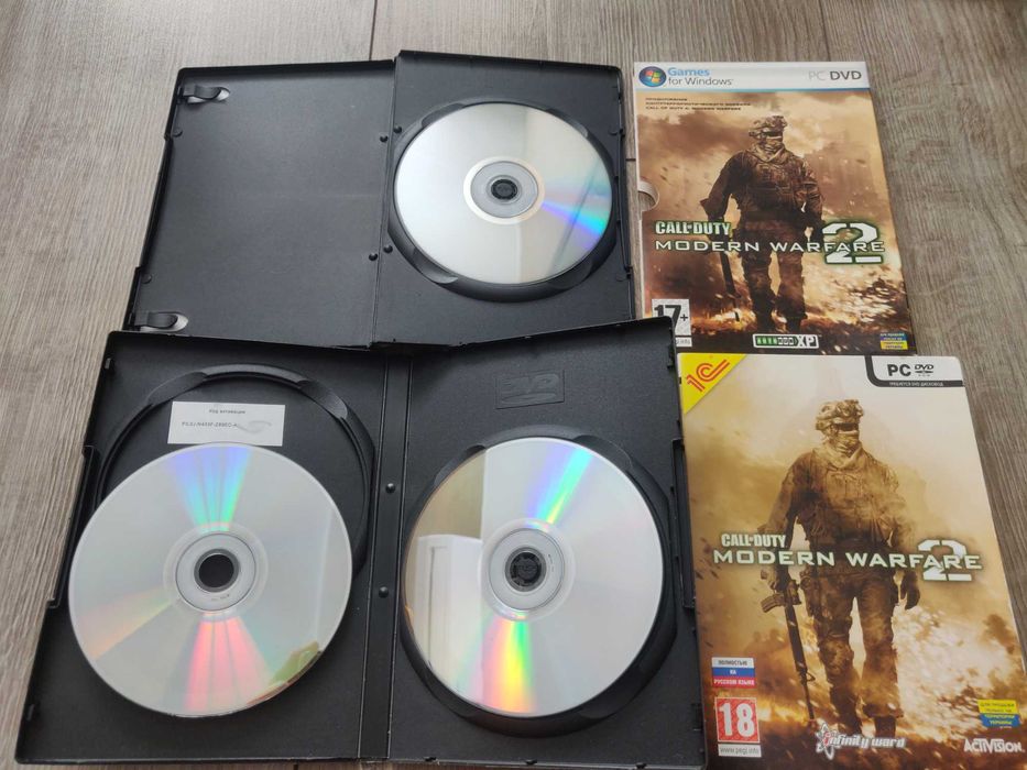 Игра Modern warfare 2 ( 1 CD и 2CD) для РС.