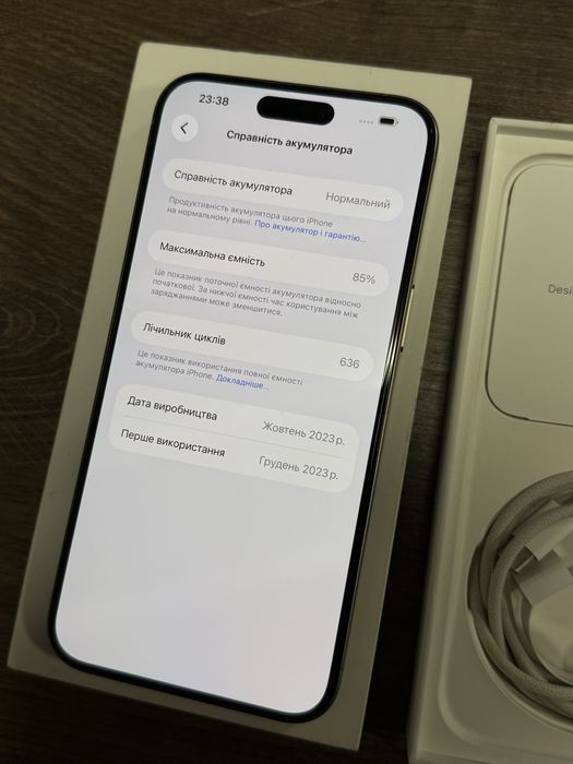 iphone 15 pro max 256gb фіз сім ІДЕАЛ