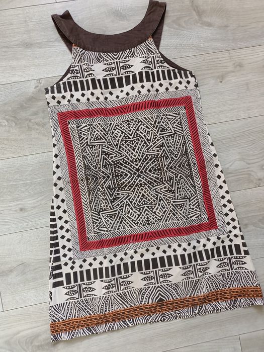 Tunika a'la egipska Promod Boho Hippie Etno Folk okazja sukienka
