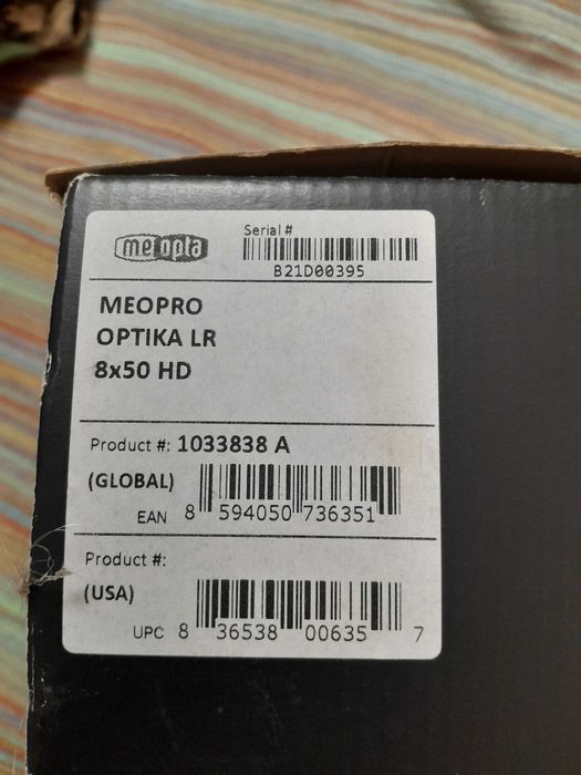 Бінокль Meopta Meopro Optika LR 8x50 з далекоміром