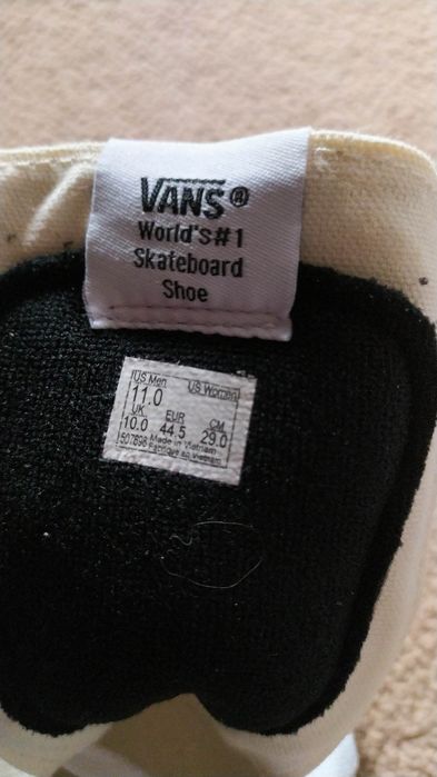 Легендарні Кеди Vans 44,5