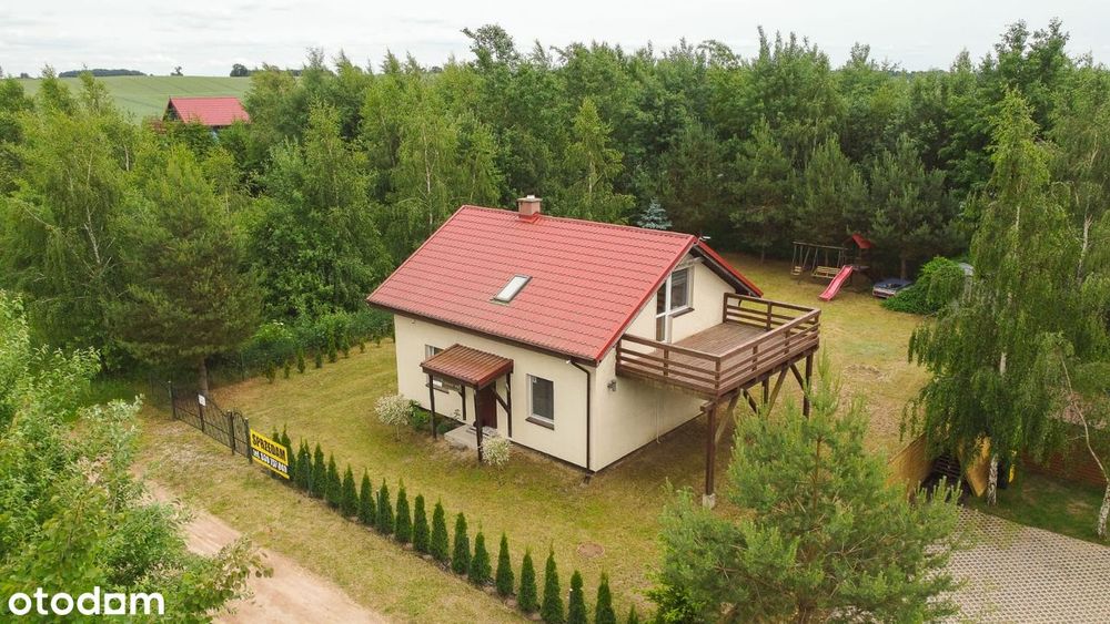 Dom nad jeziorem z własną plażą w Jakubowie k. Prabut