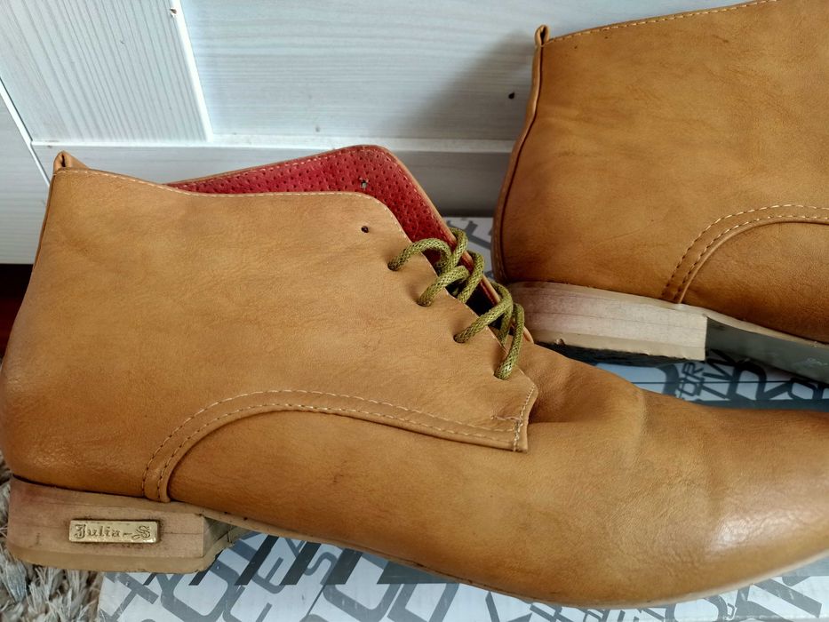 Buty botki karmelowe Julia s rozmiar 40