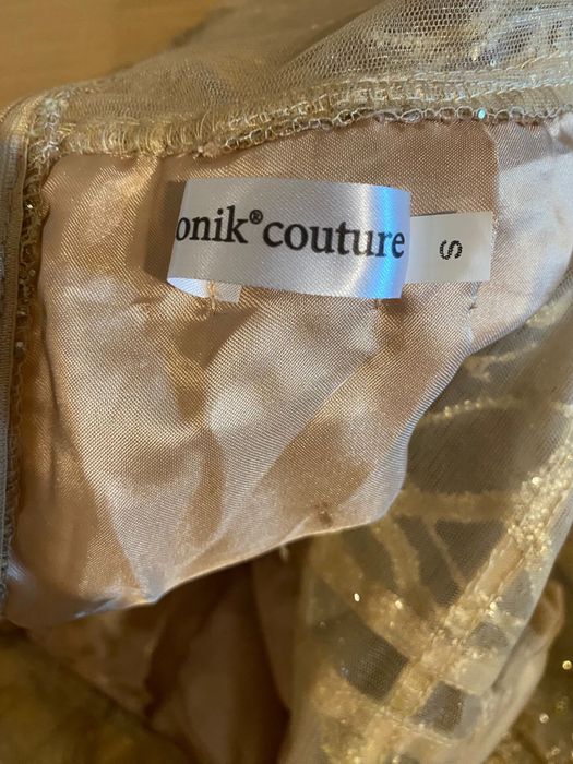 Vestido de Cerimónia Dourado - S